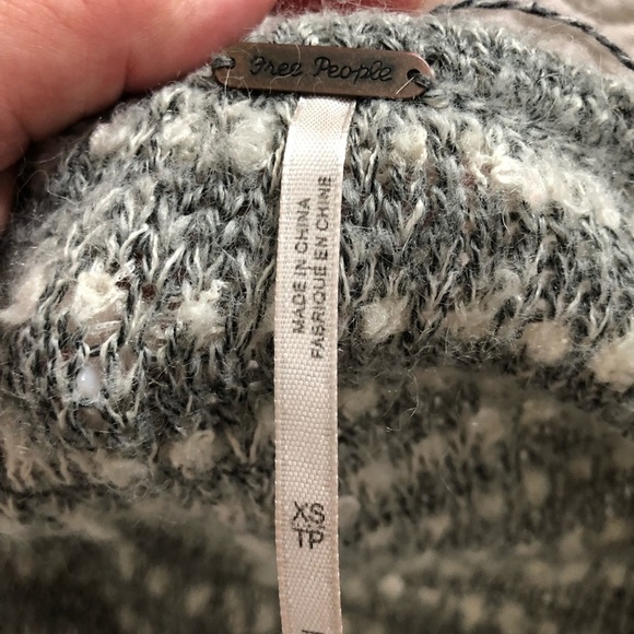 Free People rare Smile As You Mean midi duster open knit striped cardigan - Picture 8 of 9